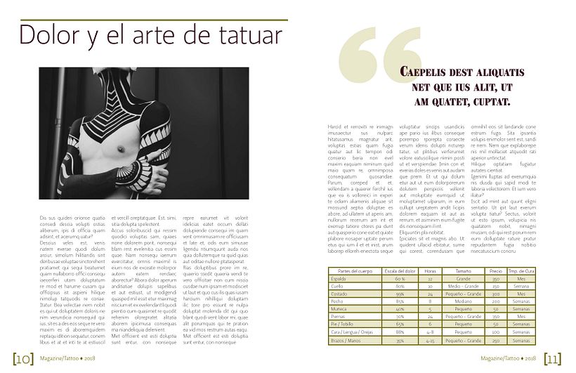 Proyecto: Revista Tatto - Design