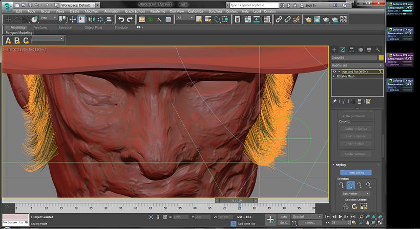 Sculptuber Día 6 (Wolverine & Krueger Mashup) 2