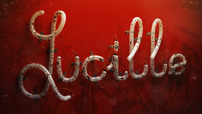 Mi Proyecto del curso: Lettering 3D: modelado y texturizado con Cinema 4D 10