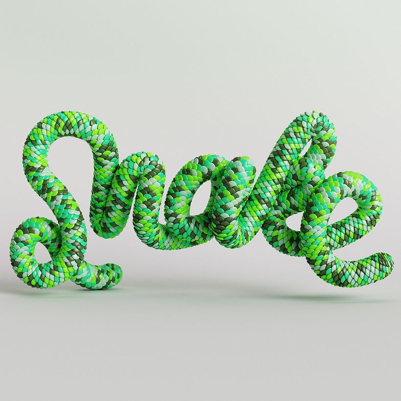 Mi Proyecto del curso: Lettering 3D: modelado y texturizado con Cinema 4D 14
