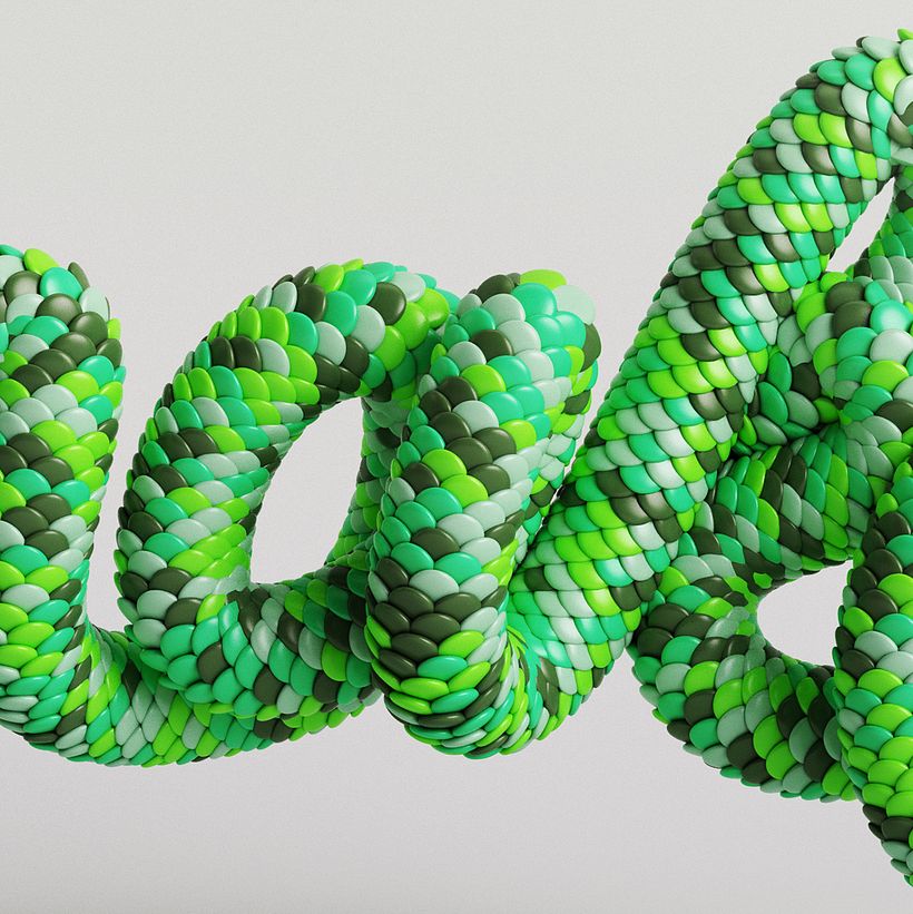 Mi Proyecto del curso: Lettering 3D: modelado y texturizado con Cinema 4D 15