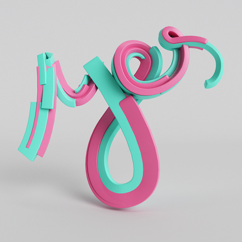 Mi Proyecto del curso: Lettering 3D: modelado y texturizado con Cinema 4D 16
