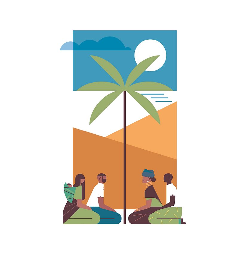 UNESCO 18 posters ilustrados EXPOSICIÓN ITINERANTE 1