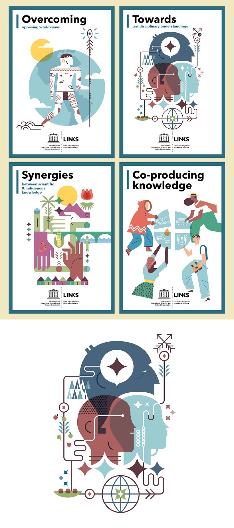 UNESCO 18 posters ilustrados EXPOSICIÓN ITINERANTE 6