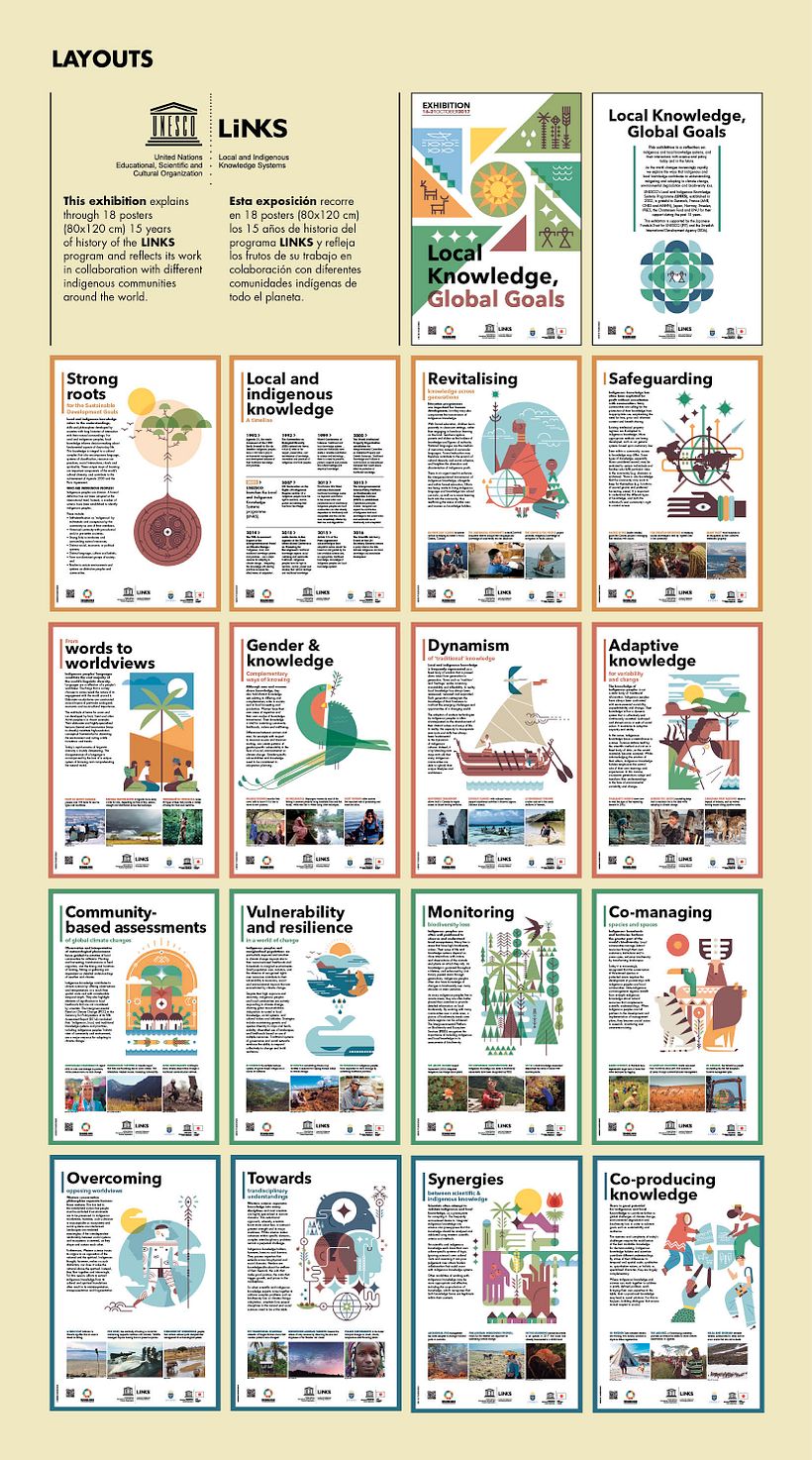 UNESCO 18 posters ilustrados EXPOSICIÓN ITINERANTE 8