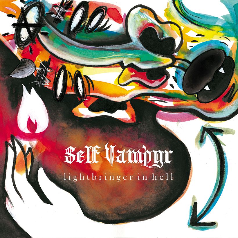 Portada del single "Lightbringer in Hell" para "Self-Vampyr" 1