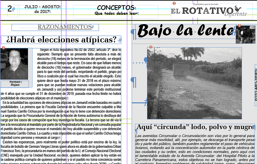 Problemas con indesign 1