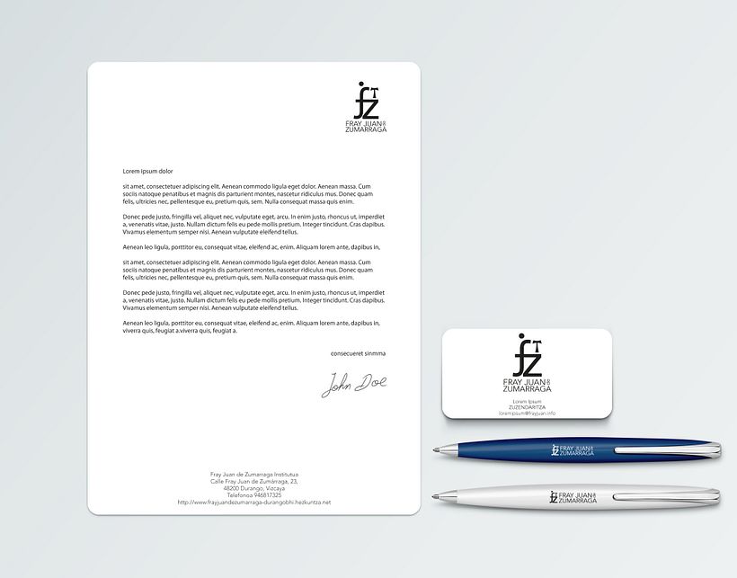 Propuesta renovación logotipo Instituto Fray Juan de Zumarraga 0