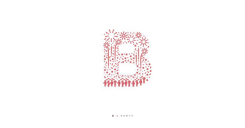 Typographic B·day Illustrations 7