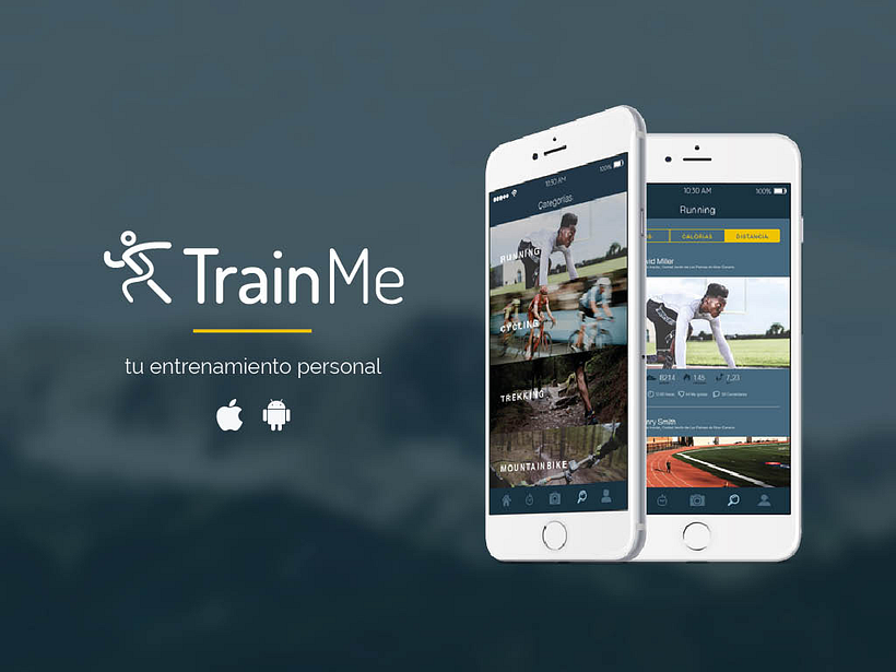 TrainMe, tu entrenamiento personal - Design 