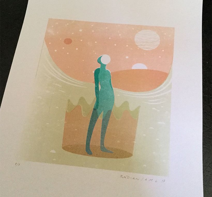 Ilustración "Elegante misticismo" 2