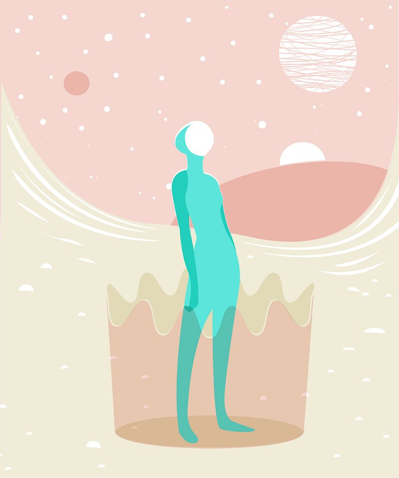 Ilustración "Elegante misticismo" 4