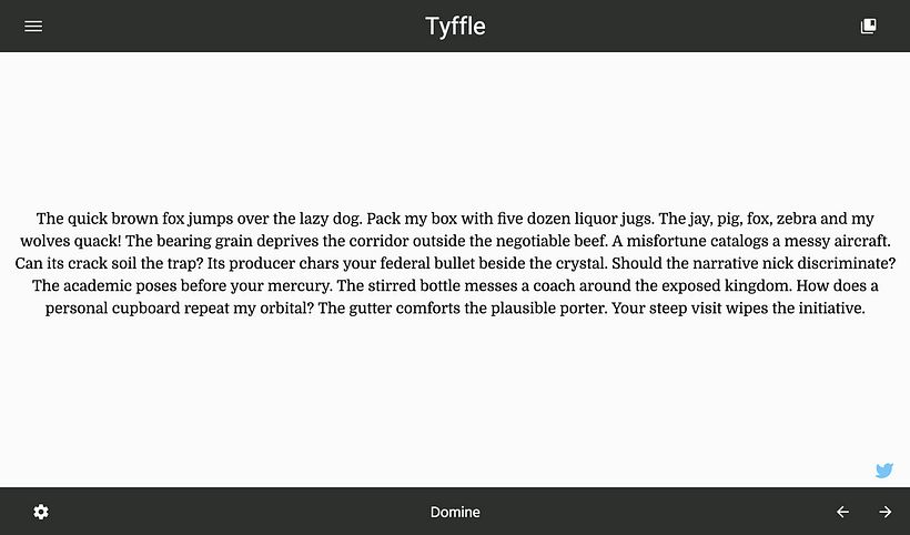 Tyffle, un sencillo selector de tipografías 5