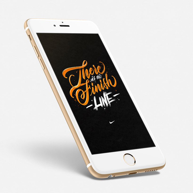 Fondo para celulares con lettering - Graphic design