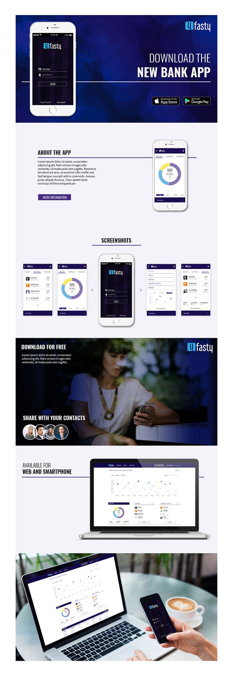 Fasty · Interface Design -1