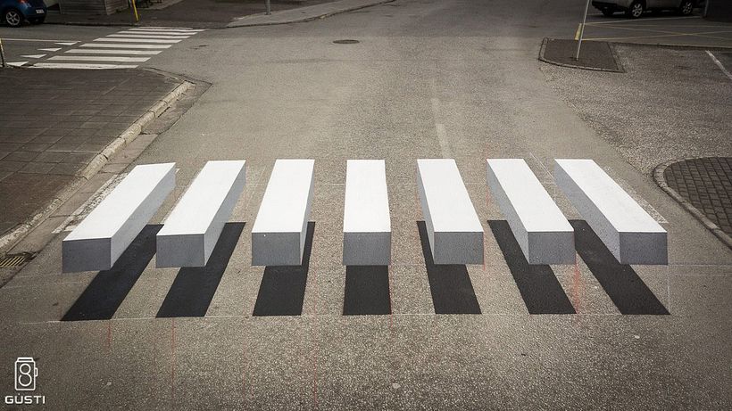Islandia y los pasos de cebra 3D 5