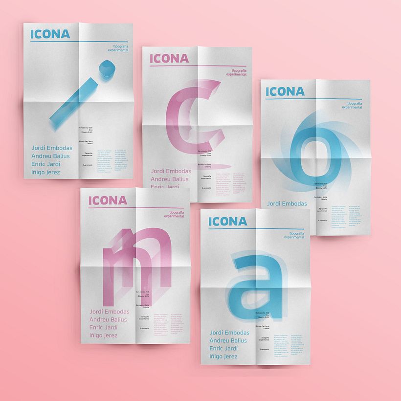 Campaña  ICONA typeface 0