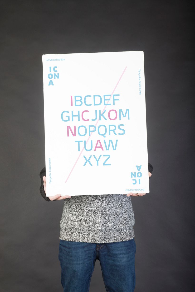 Campaña  ICONA typeface 2