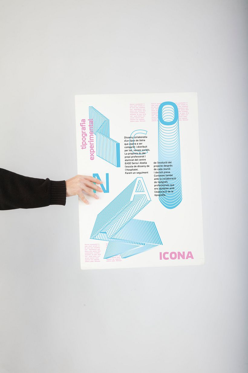 Campaña  ICONA typeface 3