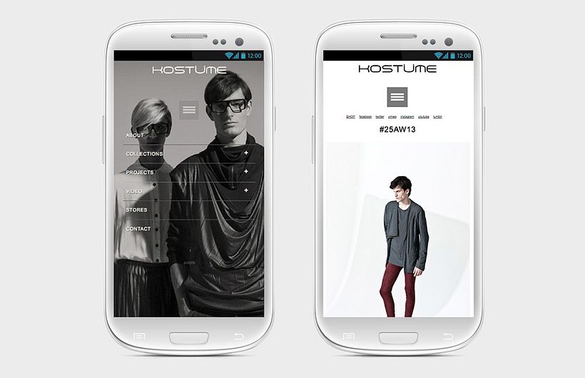 Kostüme - Webdesign