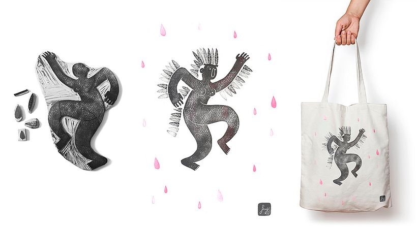 Textile printing on tote bags 5