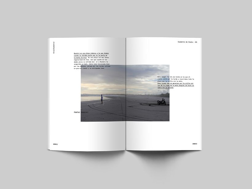 Cuaderno de viaje 01. Indonesia - Diseño