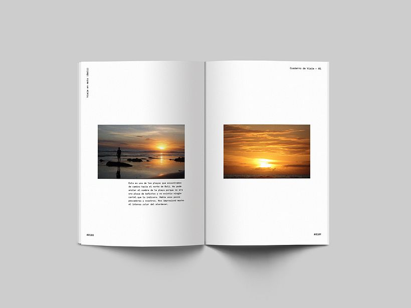Cuaderno de viaje 01. Indonesia - Diseño