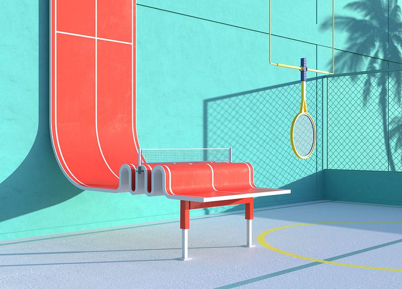 Hunky-dunky: diseño satírico en 3D 3