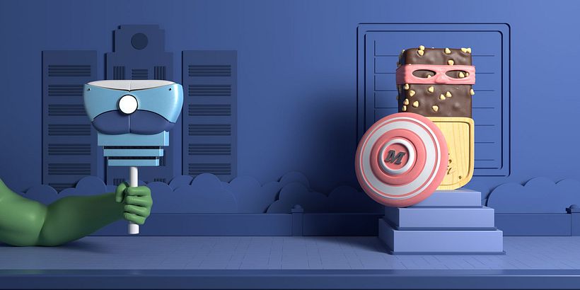 Hunky-dunky: diseño satírico en 3D 14