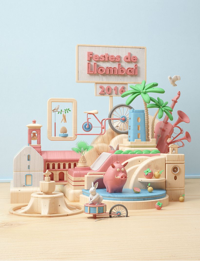 Hunky-dunky: diseño satírico en 3D 15