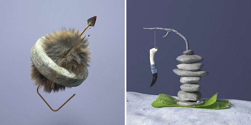 Hunky-dunky: diseño satírico en 3D 17