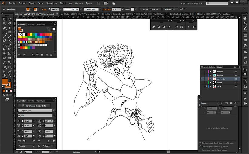 FAN ART SEIYA DE PEGASO 1