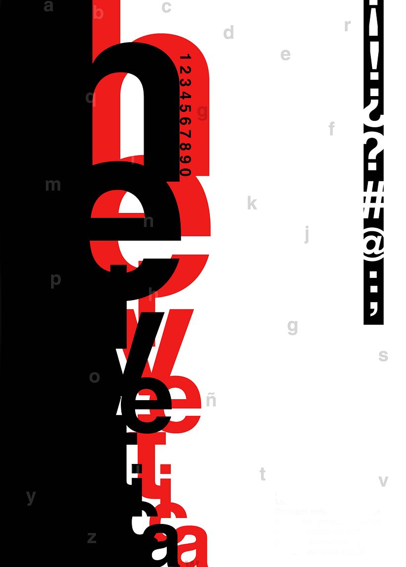 afiche tipográfico  -1