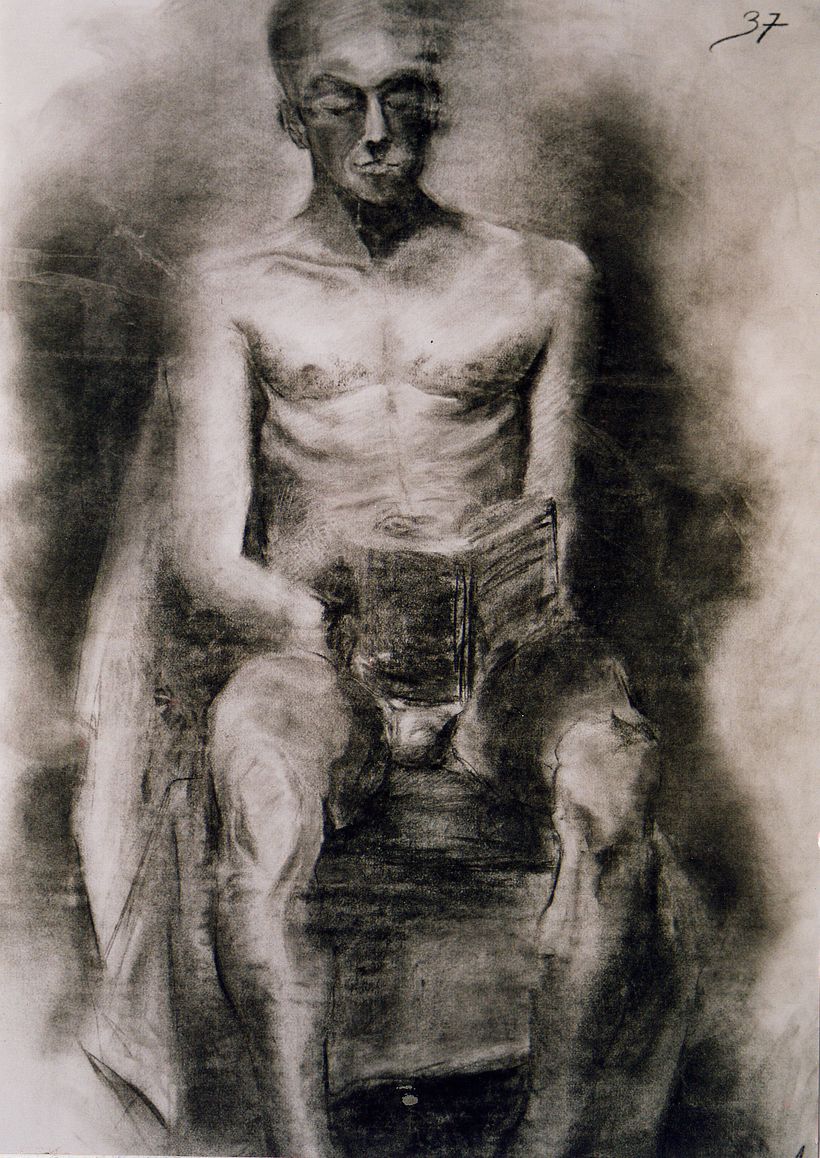 Dibujos a carboncillo y pastel 0