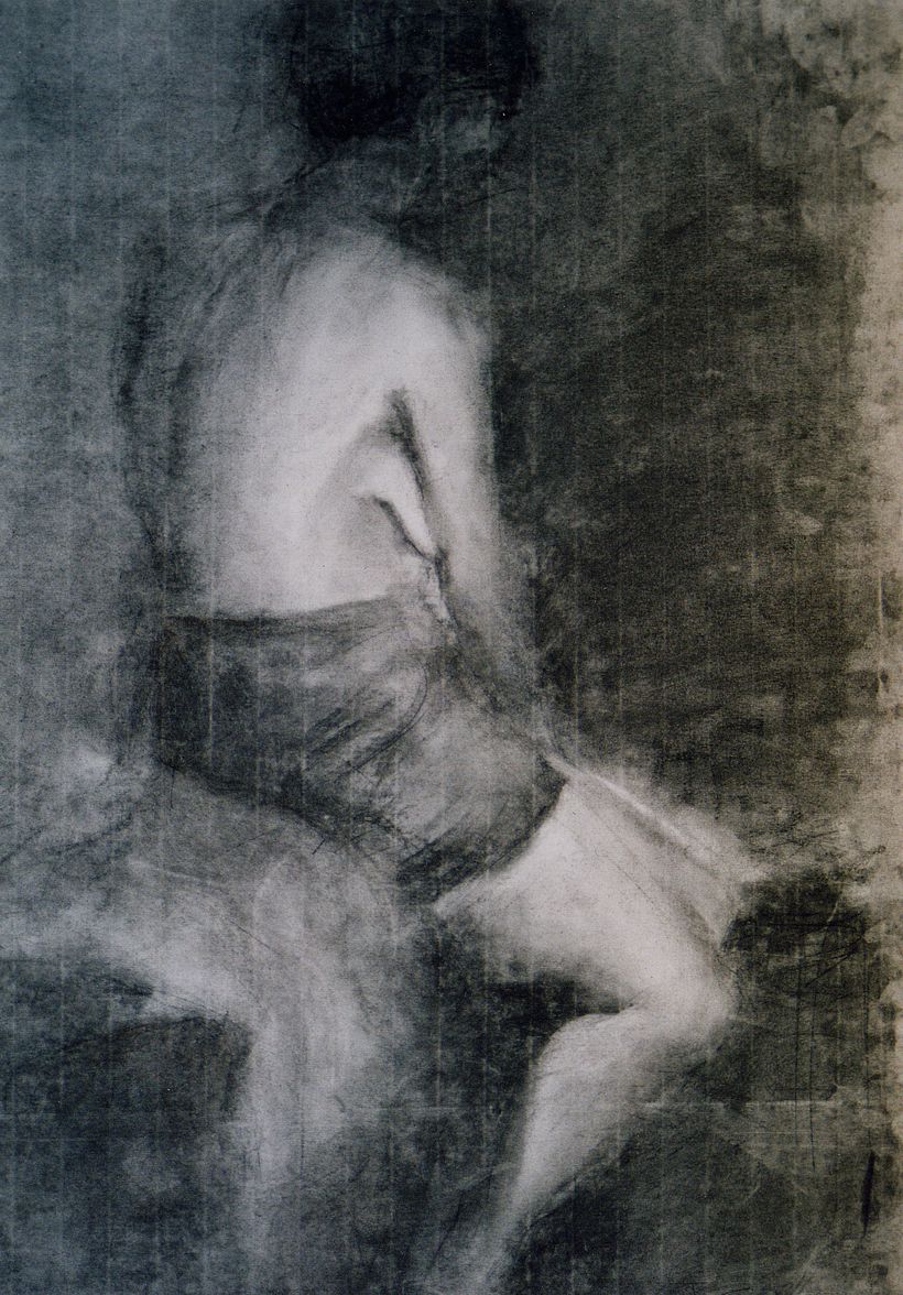 Dibujos a carboncillo y pastel 1