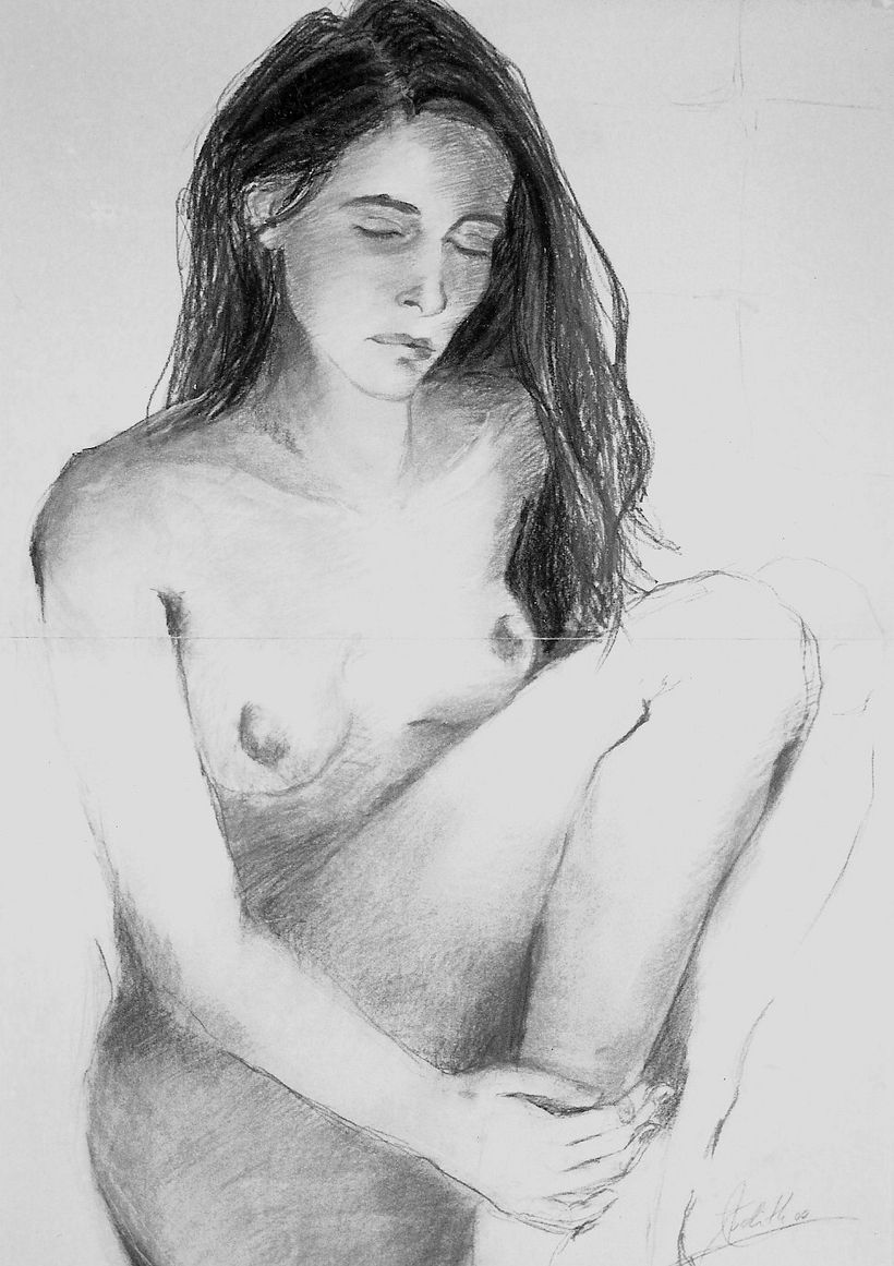 Dibujos a carboncillo y pastel 3