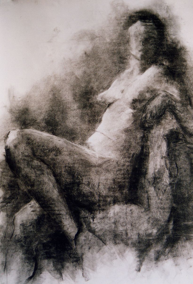 Dibujos a carboncillo y pastel 4