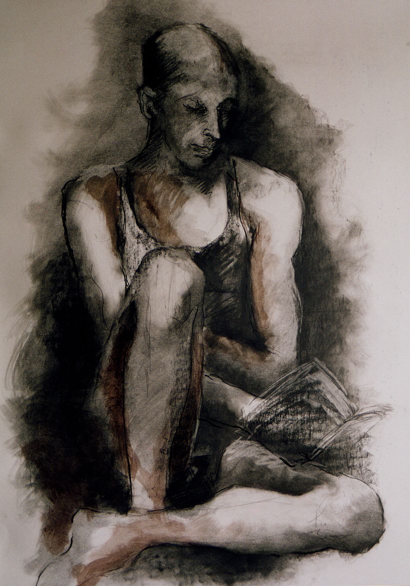 Dibujos a carboncillo y pastel 7