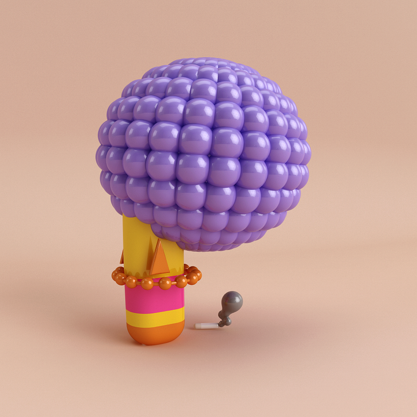 Mi Proyecto del curso: Diseño de personajes en Cinema 4D: del boceto a la impresión 3D 8