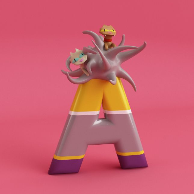 Mi Proyecto del curso: Diseño de personajes en Cinema 4D: del boceto a la impresión 3D 1