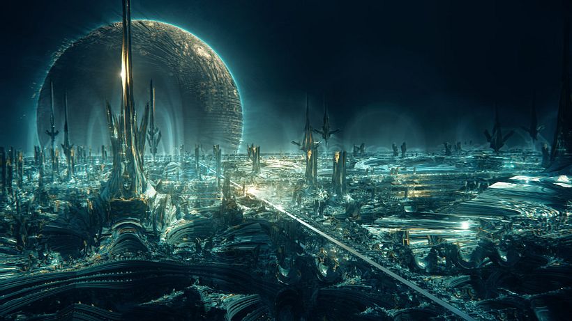 'Fraktaal', animación hecha solo con fractales 3