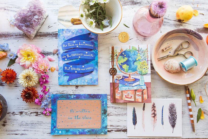 Tarjetas de Felicitación con Papyrus 0