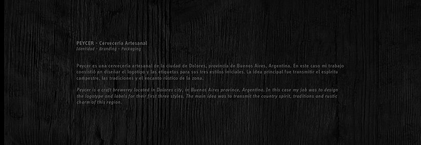 PEYCER // Cerveza Artesanal 1