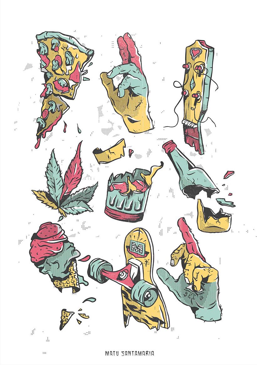 10 diseños con la pizza como protagonista 18