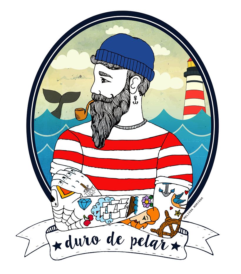 lIlustración para Mercazoco Cudillero (Julio 2016) 1