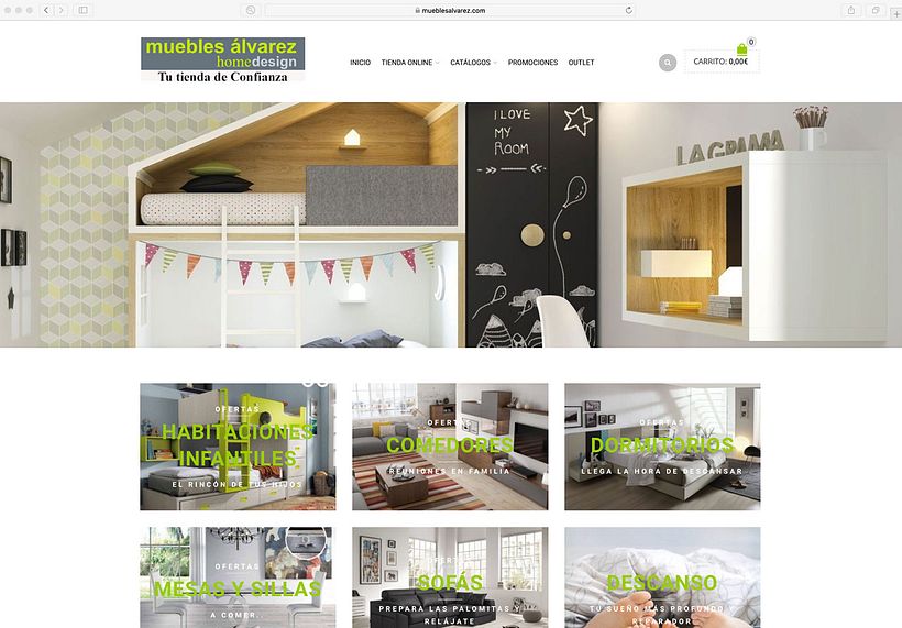 Muebles Álvarez - Webdesign