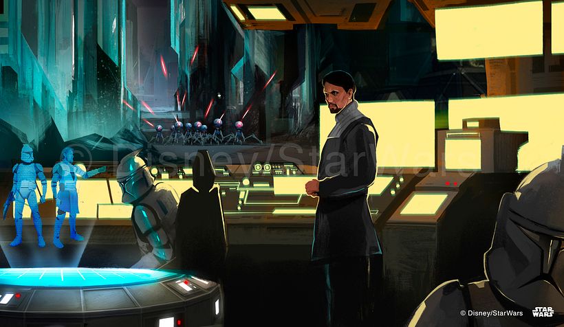 StarWars: on the front lines - Traditional illustration