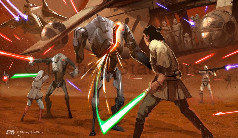 StarWars: on the front lines - Traditional illustration