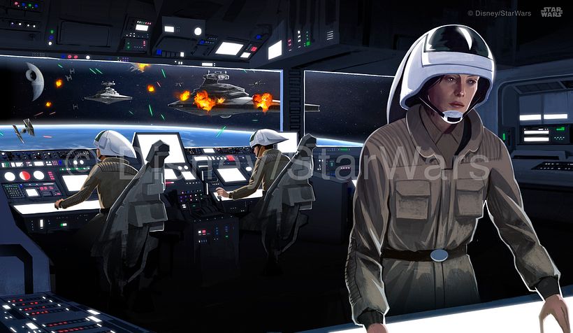 StarWars: on the front lines - Traditional illustration