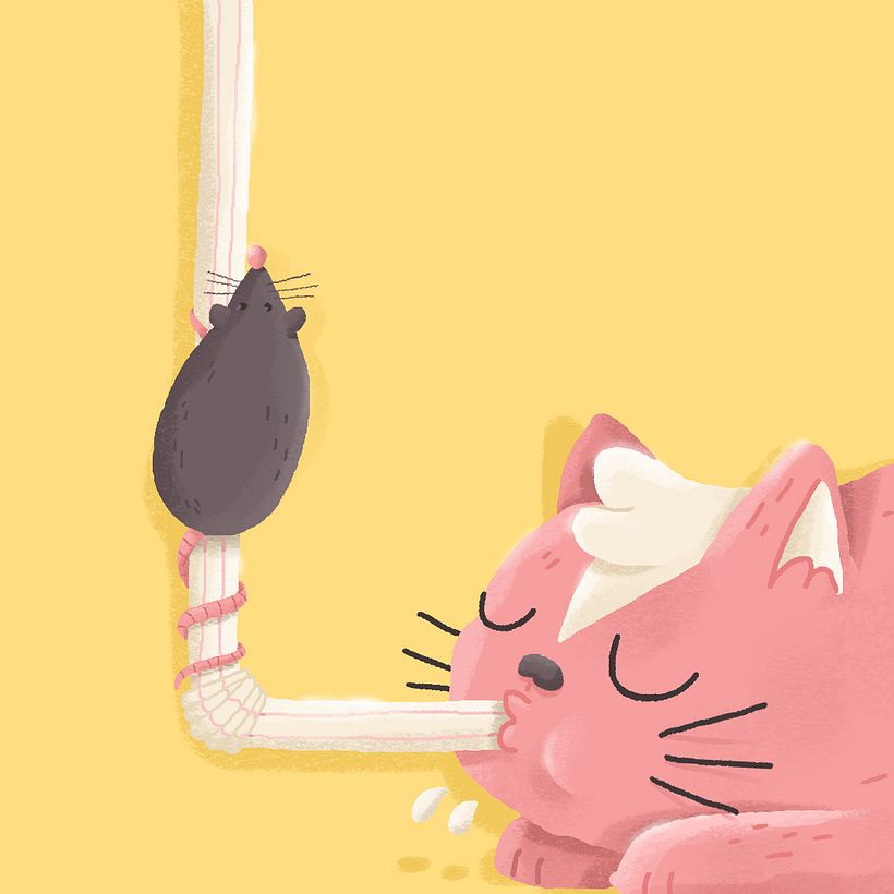 Colores pastel e ironía en las ilustraciones de Christian Pimentel 15